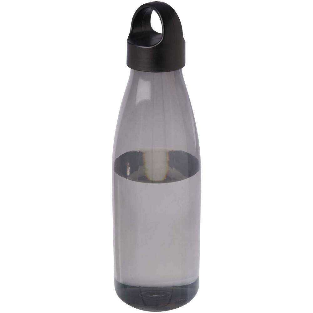 Bergen 800 ml waterfles van gerecycled plastic - Zwart