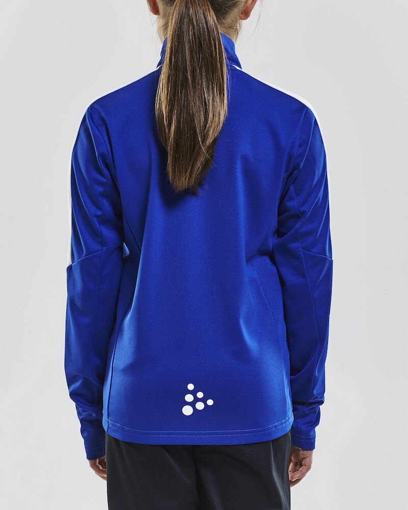 Craft - Progress Halfzip LS Tee JR Club Cobolt 122/128