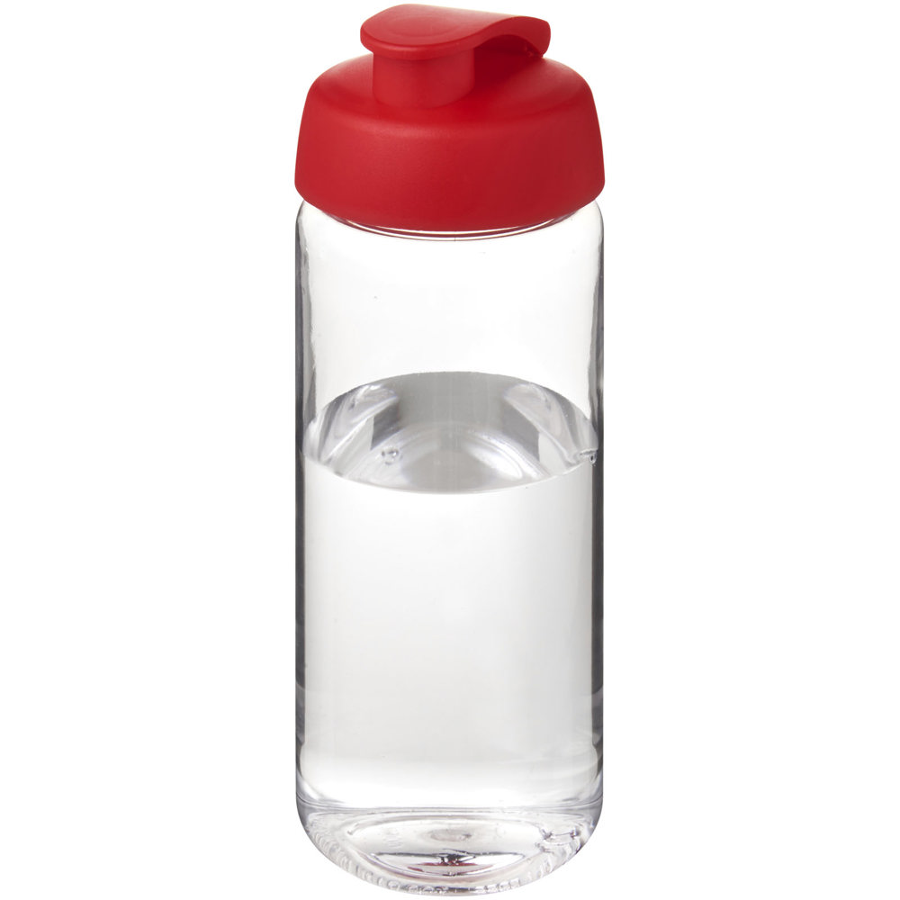 H2O Active® Octave Tritan™ 600 ml sportfles met klapdeksel - Transparant helder, Rood