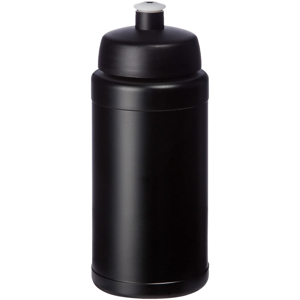 Baseline gerecyclede sportfles van 500 ml - Zwart, Zwart