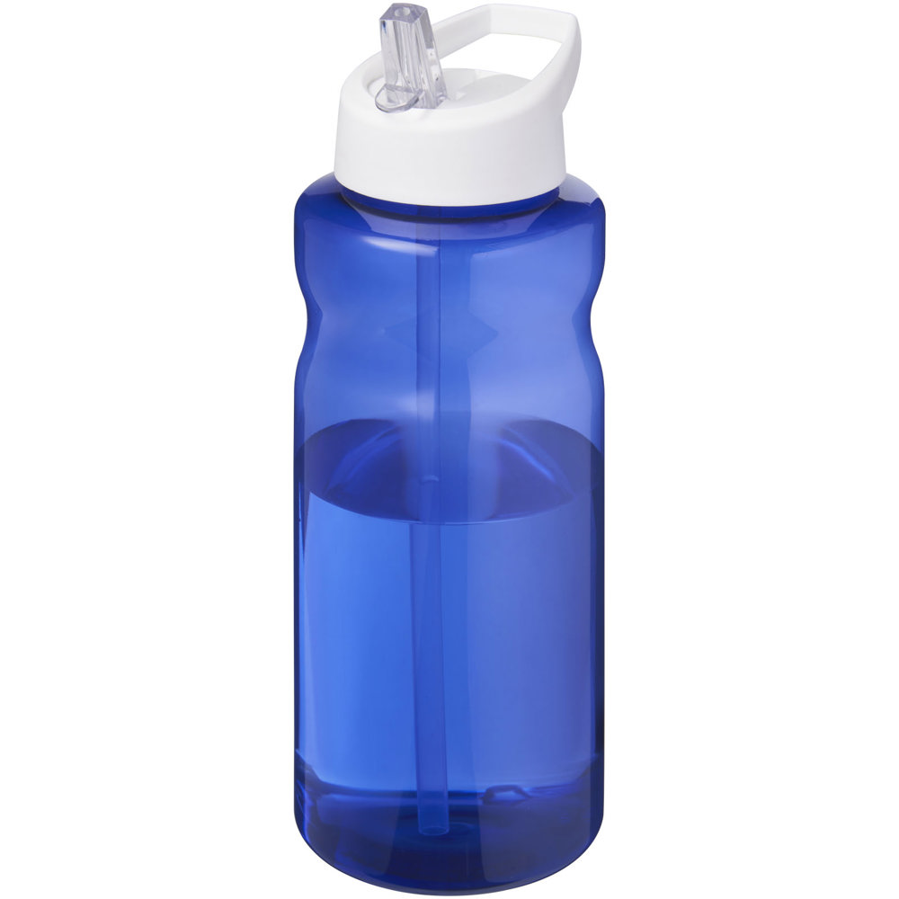 H2O Active® Eco Big Base 1 l drinkfles met tuitdeksel - Blauw, Wit