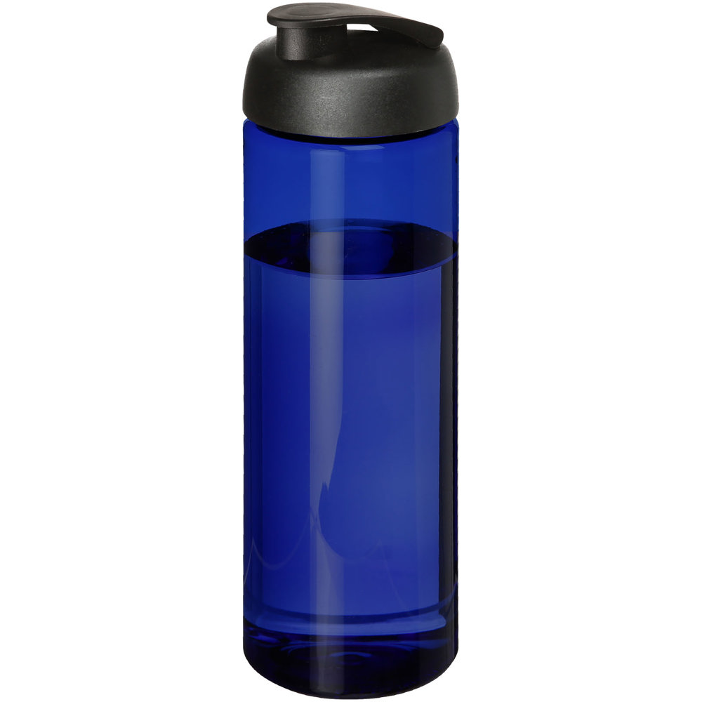 H2O Active® Eco Vibe 850 ml drinkfles met klapdeksel - Blauw, Zwart