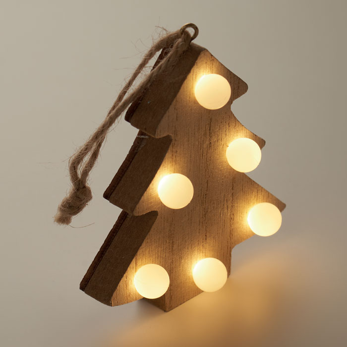 LULIE - Houten boom met lichtjes