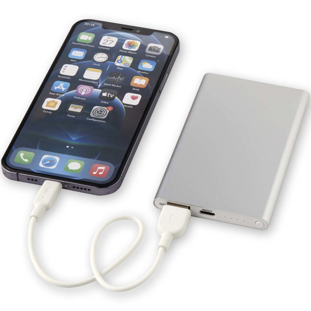 Pep aluminium powerbank 4000 mAh