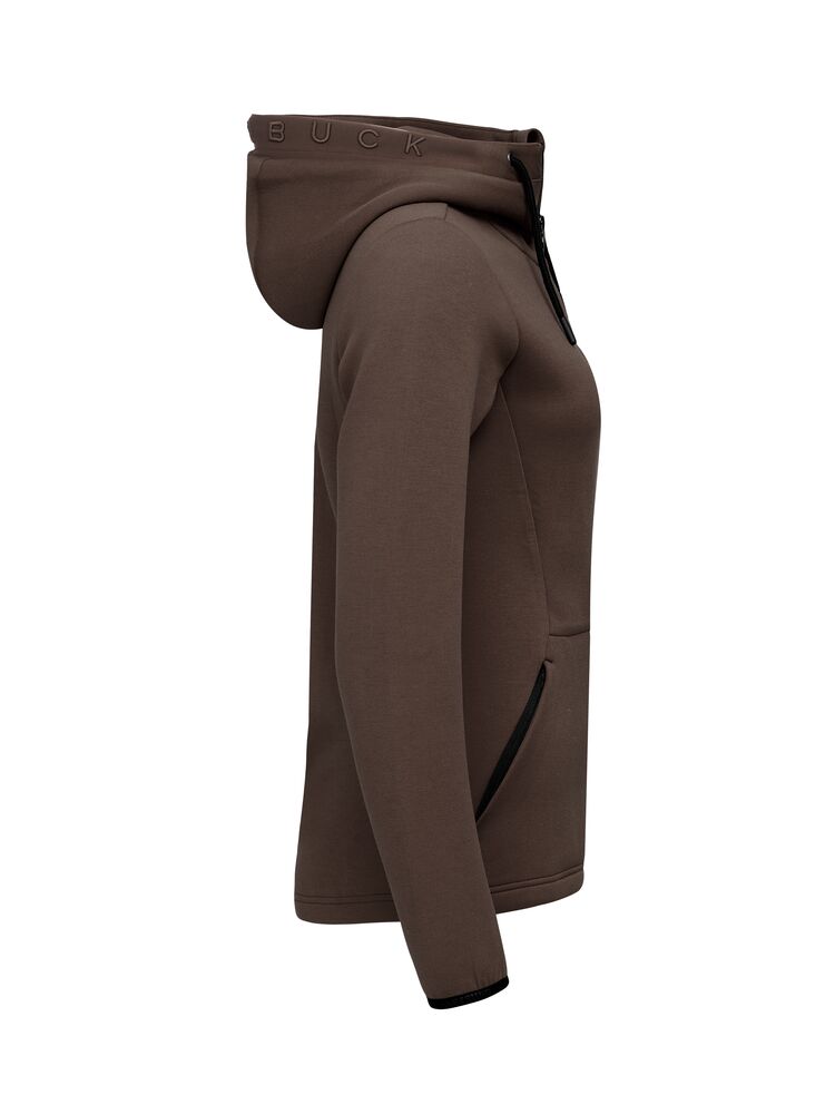 Cutter & Buck - Pemberton Hood Dames Donker Mokka M