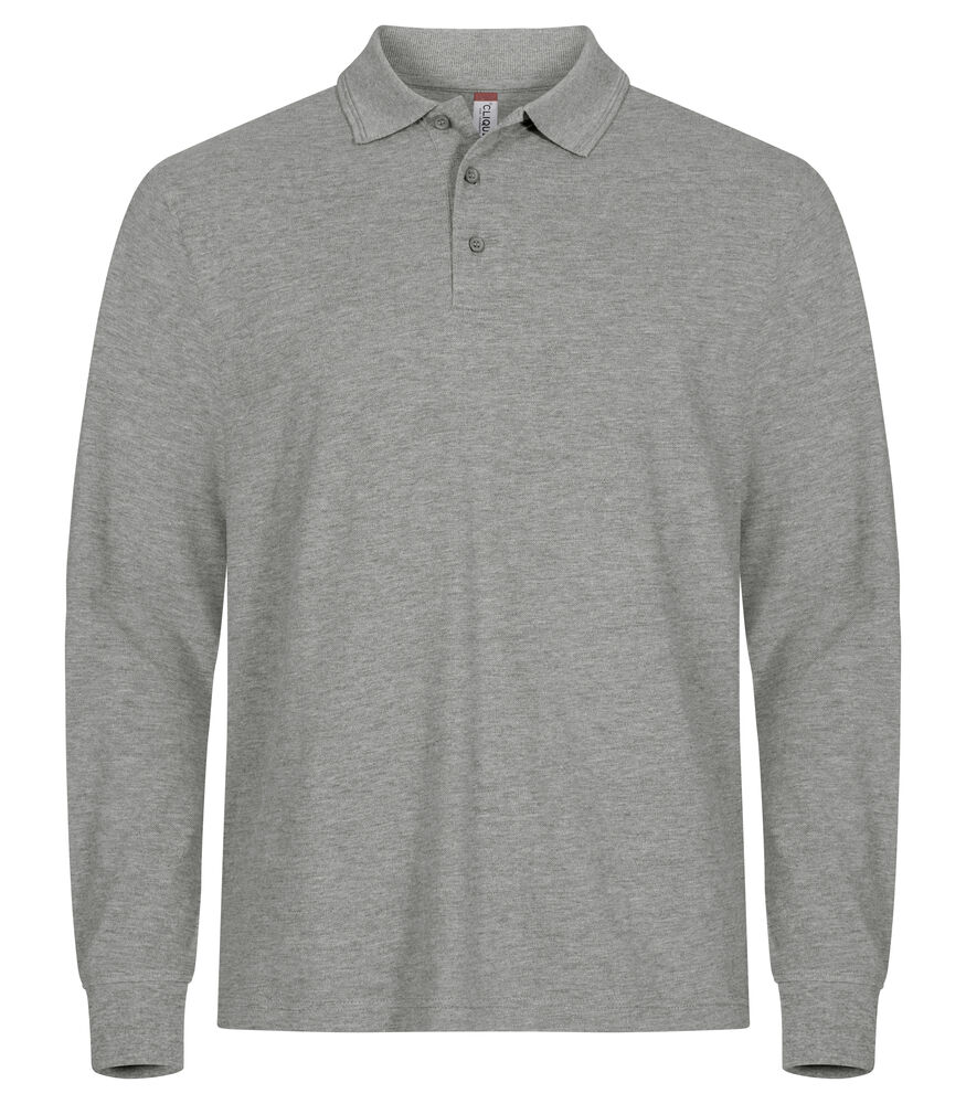 Clique - Manhattan L/S - Grijsmelange