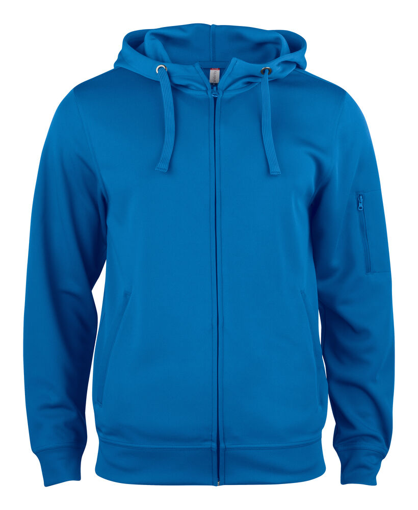 Clique - Basic Active Hoody Full Zip - Kobalt