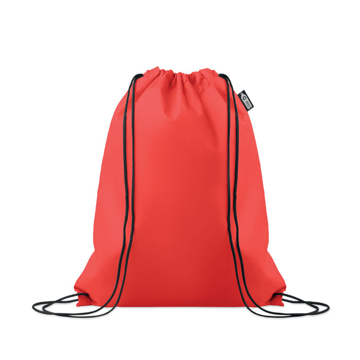 DAFFY RPET - RPET non-woven trekkoordtas - Rood