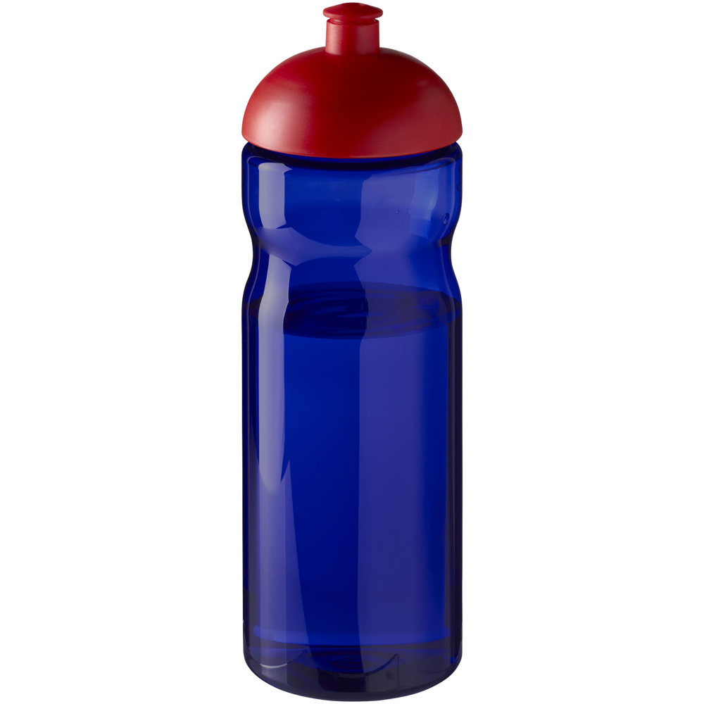 H2O Active® Eco Base 650 ml sportfles met koepeldeksel - Koningsblauw, Rood