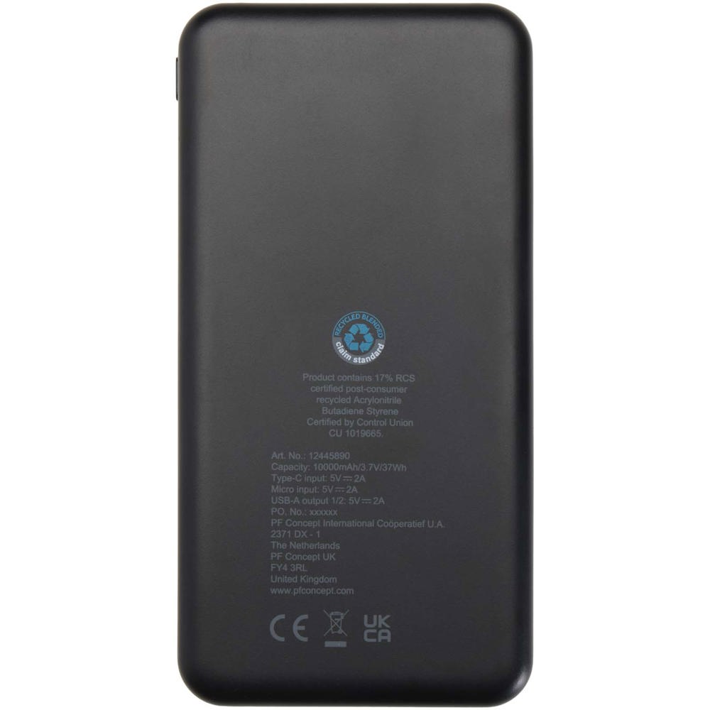 Intan powerbank van 10.000 mAh 10 W van gerecycled plastic