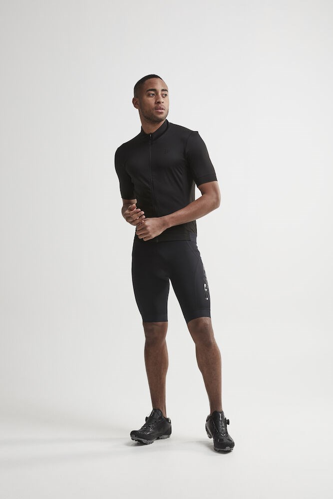 Craft - CORE Essence Jersey Tight Fit M Black S