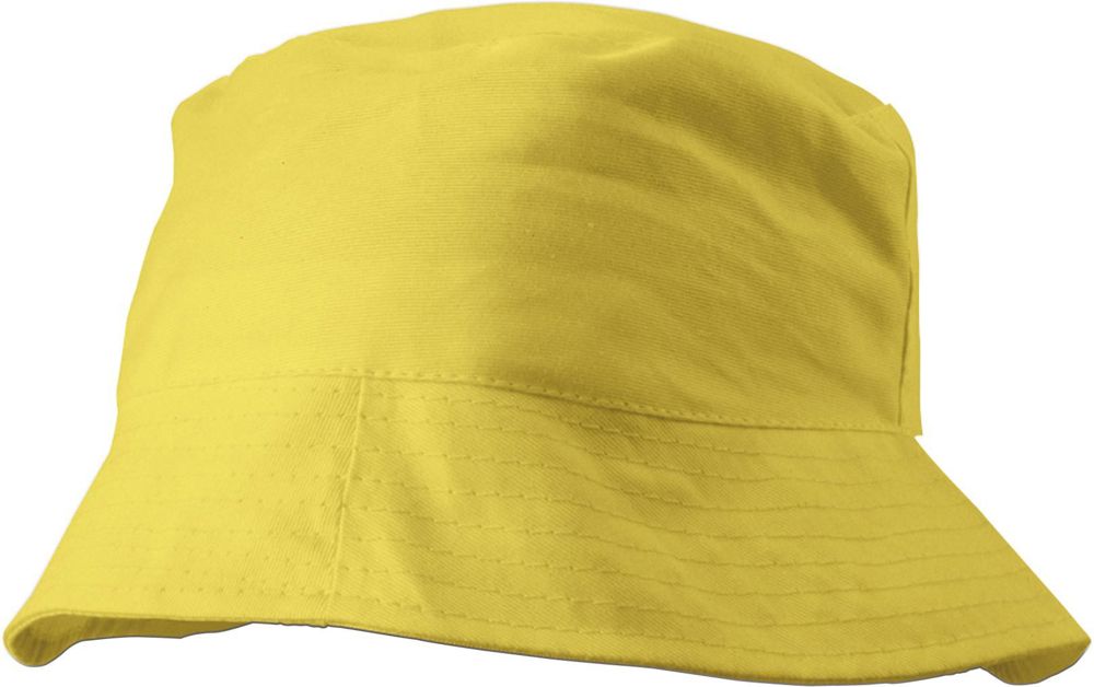Katoenen zonnehoed Felipe - Geel