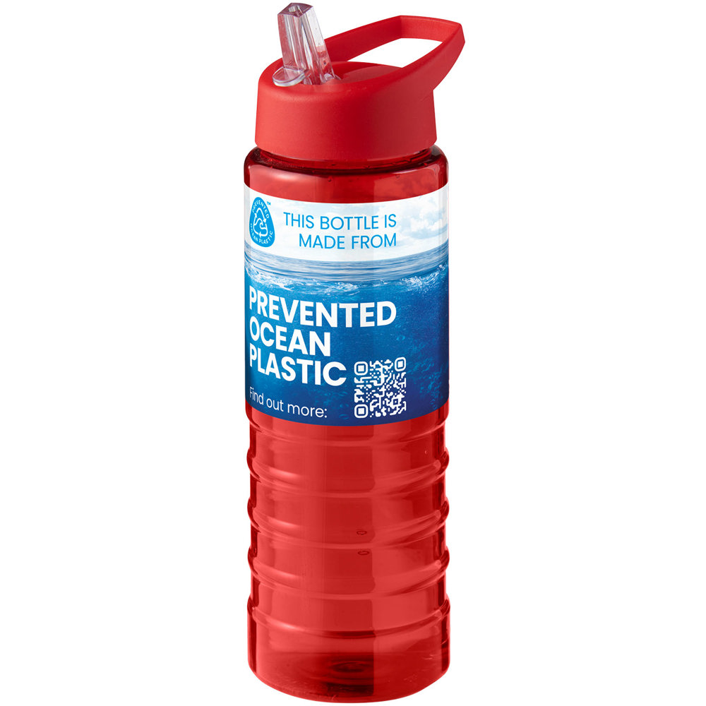 H2O Active® Eco Treble 750 ml drinkfles met tuitdeksel 