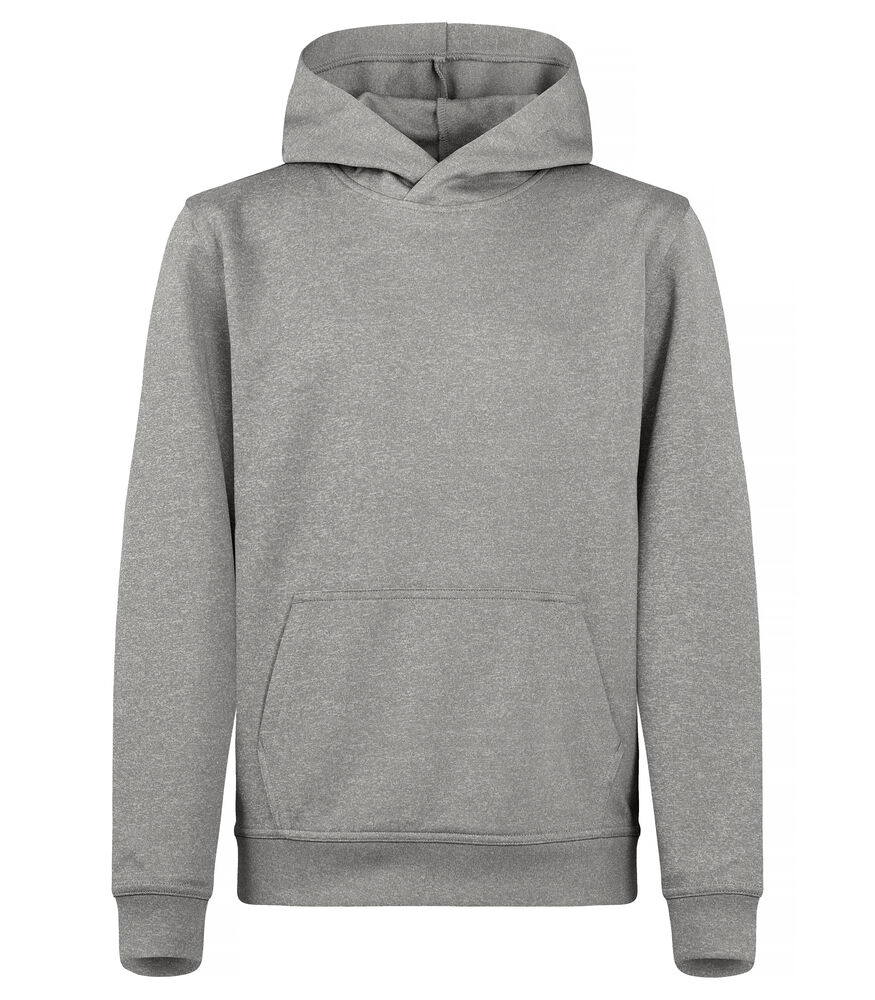 Clique - Basic Active Hoody Junior - Grijs-melange