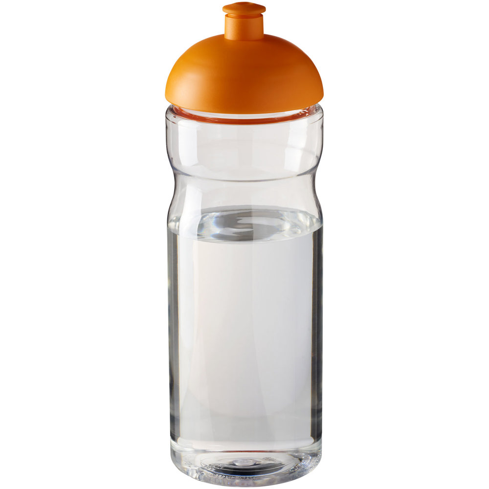 H2O Active® Base 650 ml bidon met koepeldeksel - Transparent, Oranje