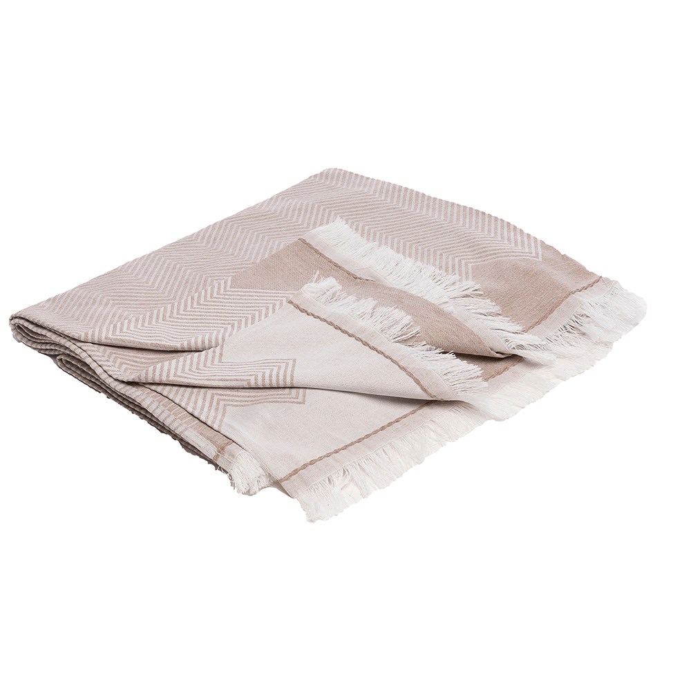 Zand kleurige Hamam handdoek