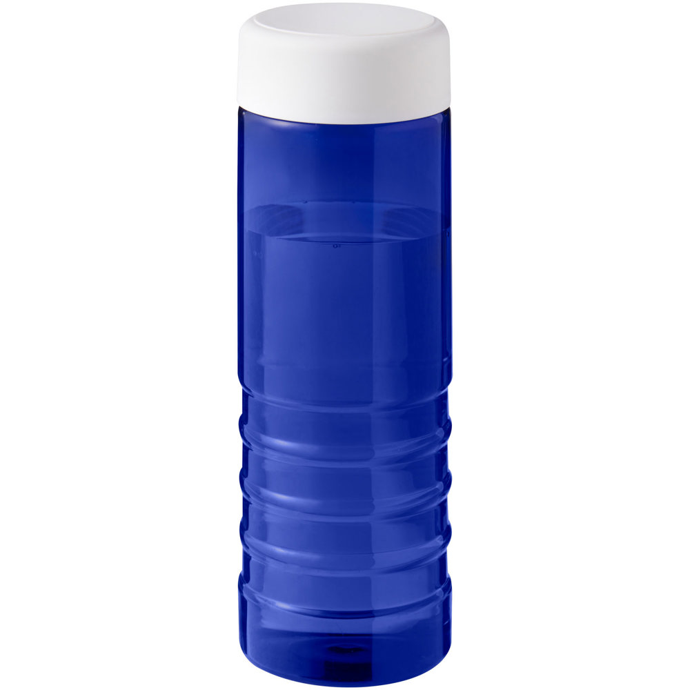 H2O Active® Eco Treble 750 ml waterfles met schroefdop - Blauw, Wit