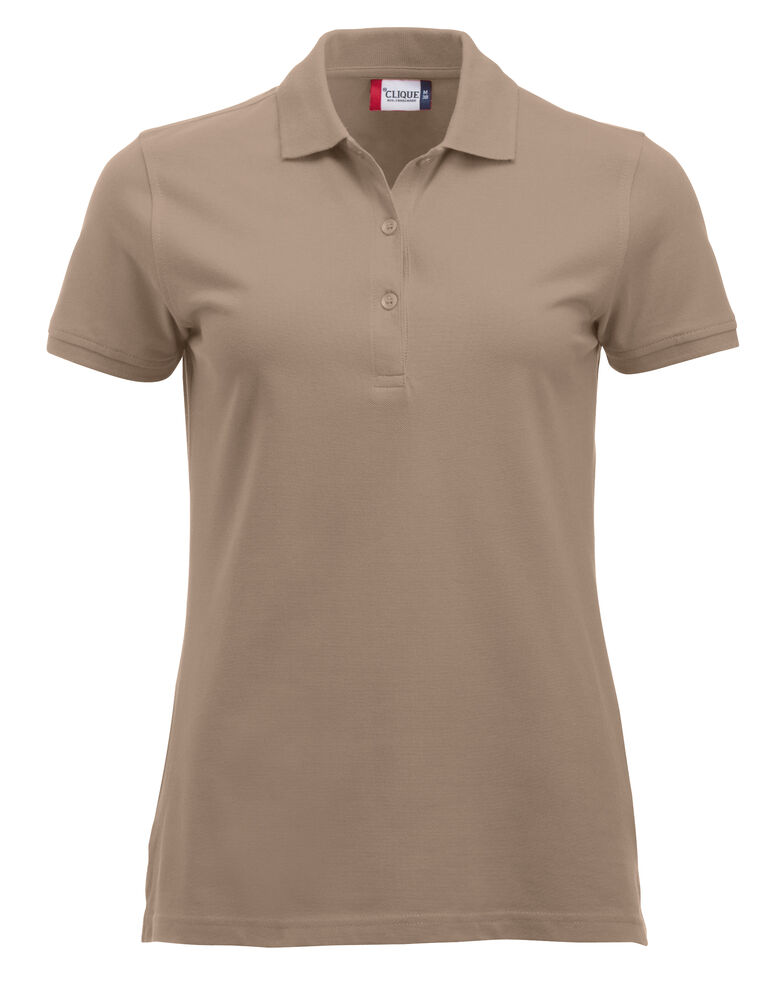 Clique - Classic Marion S/S Licht khaki XS - Caffe Latte