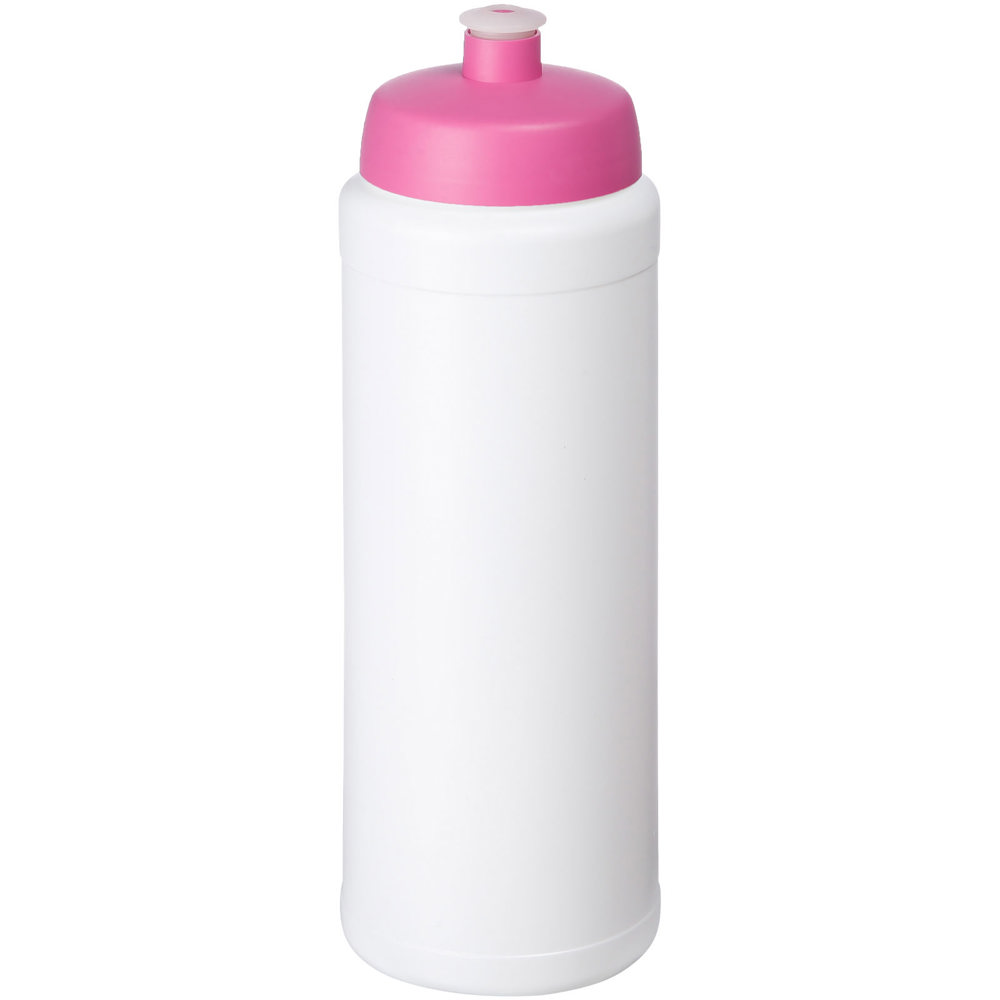 Baseline® Plus grip 750 ml sportfles met sportdeksel - Wit, Roze
