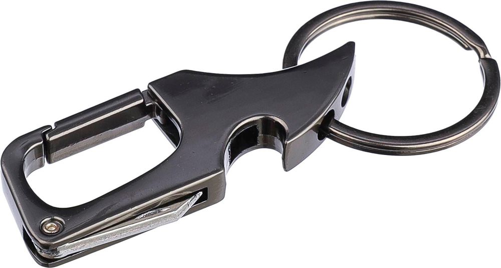 Metalen karabijnhaak sleutelhanger Bella