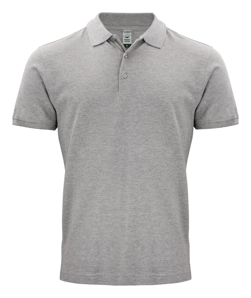 Clique - Classic OC Polo - Grijsmelange