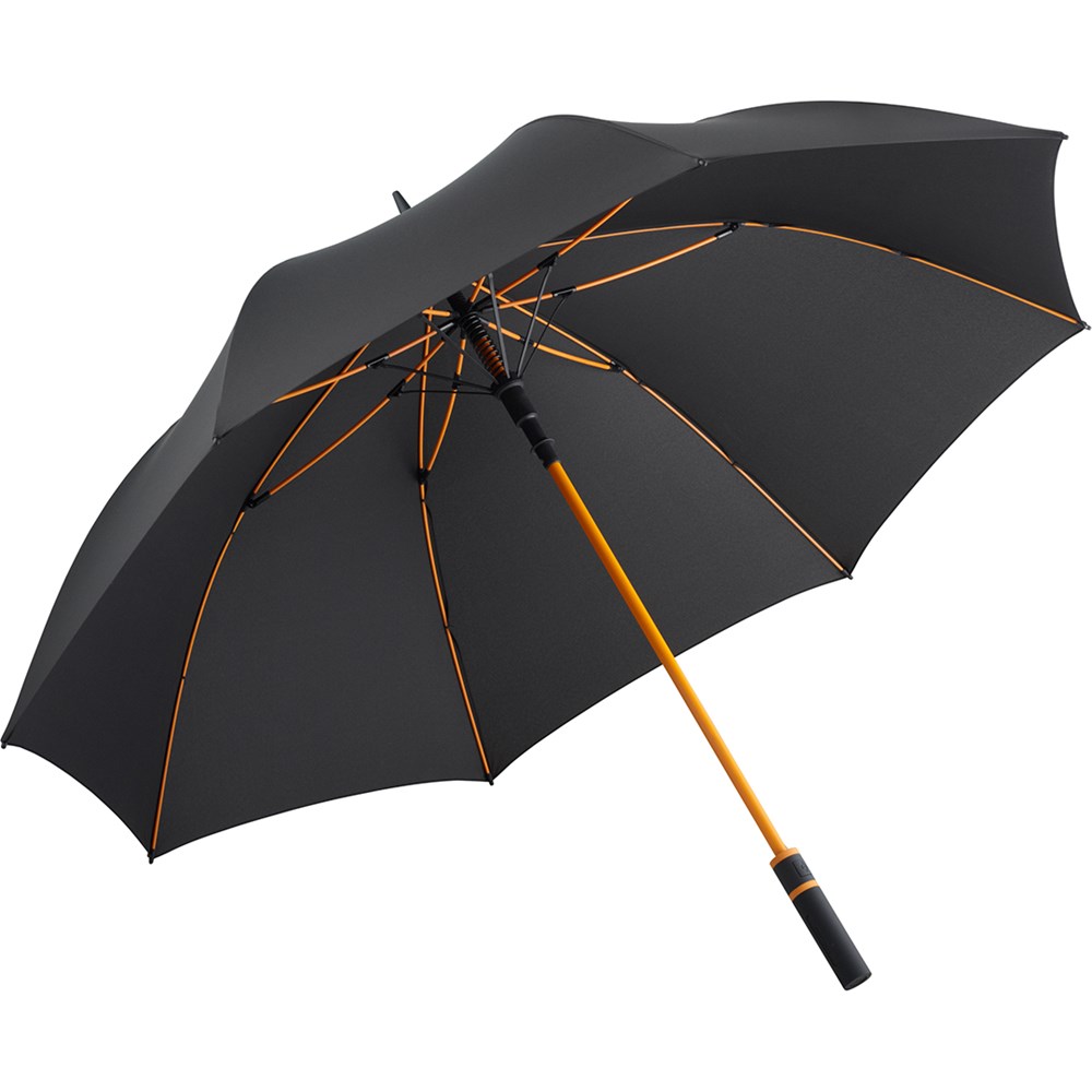 AC golfparaplu FARE®-stijl - black-orange