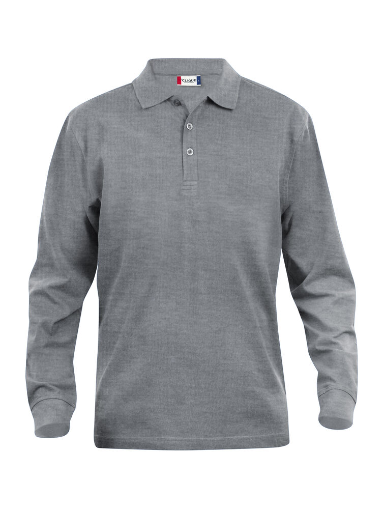 Clique - Classic Lincoln L/S - Grijs-melange