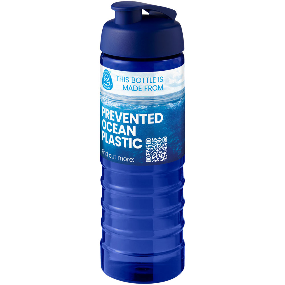 H2O Active® Eco Treble 750 ml drinkfles met klapdeksel