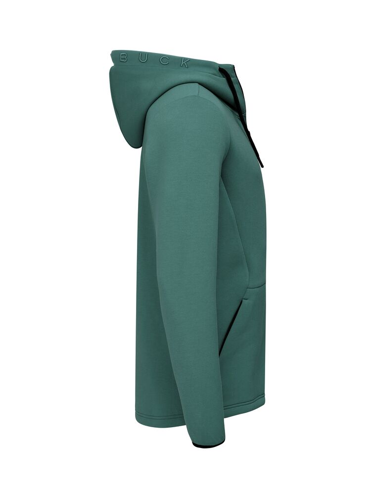 Cutter & Buck - Pemberton Hood FZ Heren Dennengroen XL