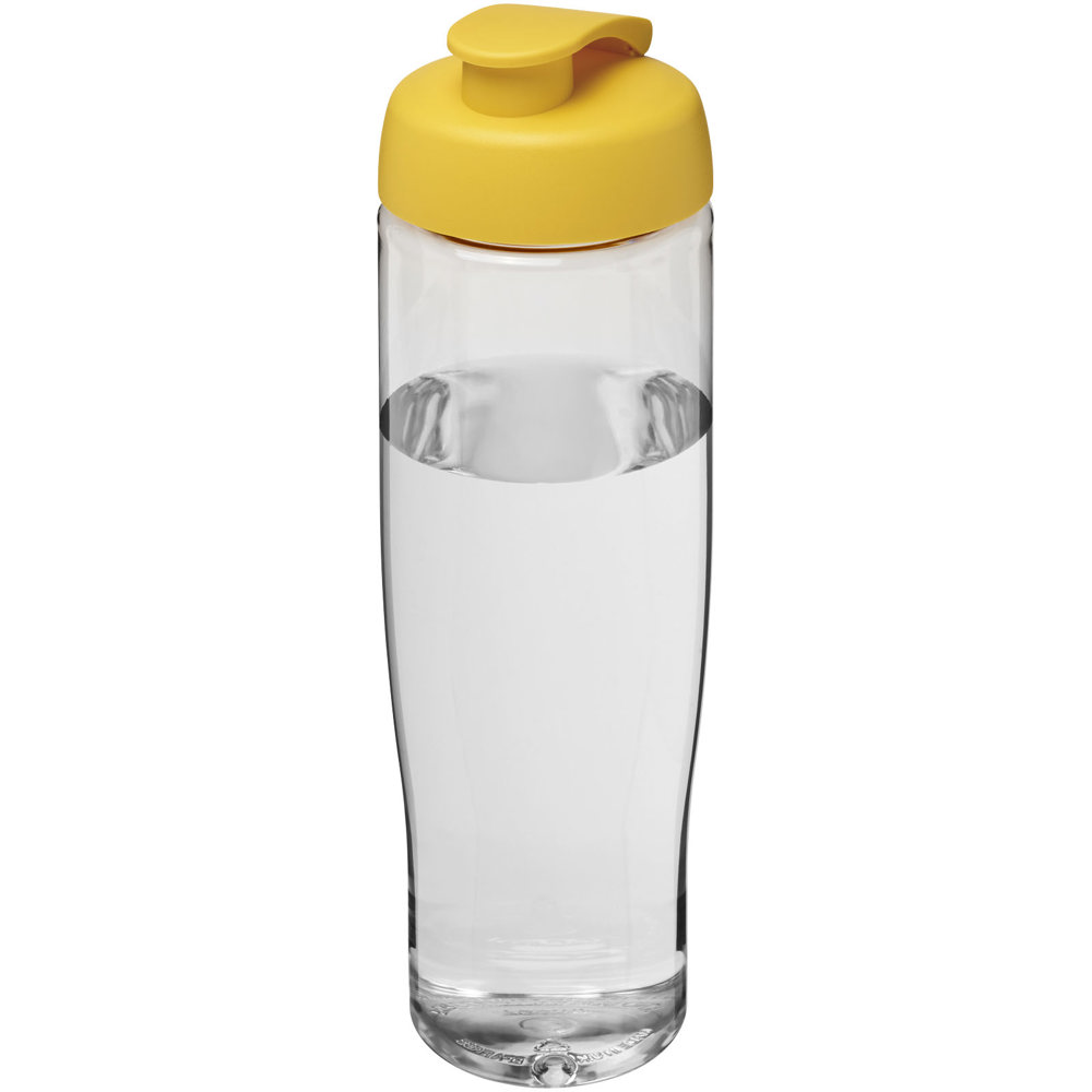 H2O Active® Tempo 700 ml sportfles met flipcapdeksel - Transparent, Geel
