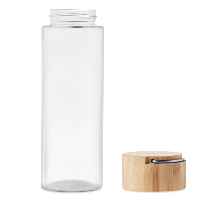 AMELAND - Glazen fles 500ml  bamboe dop