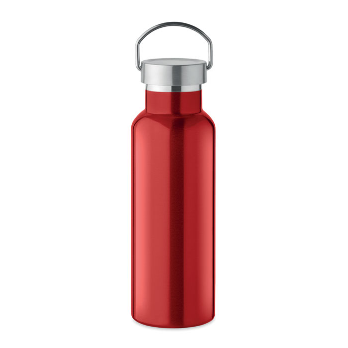 FLORENCE - Dubbelwandige fles 500 ml - Rood